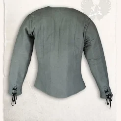 Mytholon 15de Eeuwse Gambeson Aulber, Olijfgroen Canvas -Viking zwaarden Winkel 15de eeuwse gambeson aulber olijfgroen canvas 3