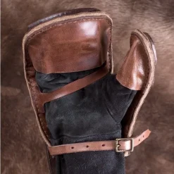 Ulfberth Full Contact Leren Handbescherming Rechts 5 Ulfberth Full Contact Leren Handbescherming Rechts -Viking zwaarden Winkel full contact leren handbescherming rechts 2