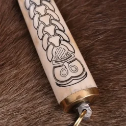 Deepeeka Kleine Noorse Viking Sax Met Gedecoreerd Benen Handvat -Viking zwaarden Winkel kleine noorse viking sax met gedecoreerd benen han 4