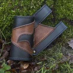 Epic Armoury LARP Zwaardhouder Haste, Zwart-bruin