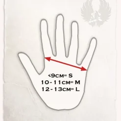 Mytholon Leren Handschoenen Kandor Zwart -Viking zwaarden Winkel leren handschoenen kandor zwart 2