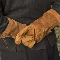 Epic Armoury Leren Vechthandschoenen Suede, Bruin -Viking zwaarden Winkel leren vechthandschoenen suede bruin 3