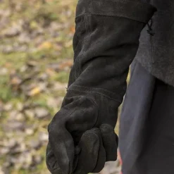 Epic Armoury Leren Vechthandschoenen Suede, Zwart 6 Epic Armoury Leren Vechthandschoenen Suede, Zwart -Viking zwaarden Winkel leren vechthandschoenen suede zwart 2