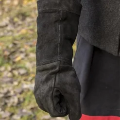 Epic Armoury Leren Vechthandschoenen Suede, Zwart 7 Epic Armoury Leren Vechthandschoenen Suede, Zwart -Viking zwaarden Winkel leren vechthandschoenen suede zwart 3