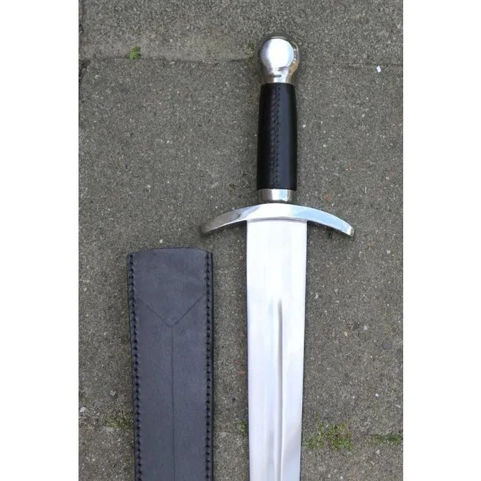 Deepeeka Middeleeuws Kort Zwaard, Battle-ready (bot 3 Mm) 3 Deepeeka Middeleeuws Kort Zwaard, Battle-ready (bot 3 Mm) - Afbeelding 3