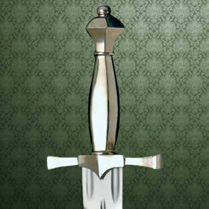 Windlass Steelcrafts Renaissance Dolk Verzilverd 2 Windlass Steelcrafts Renaissance Dolk Verzilverd - Afbeelding 2