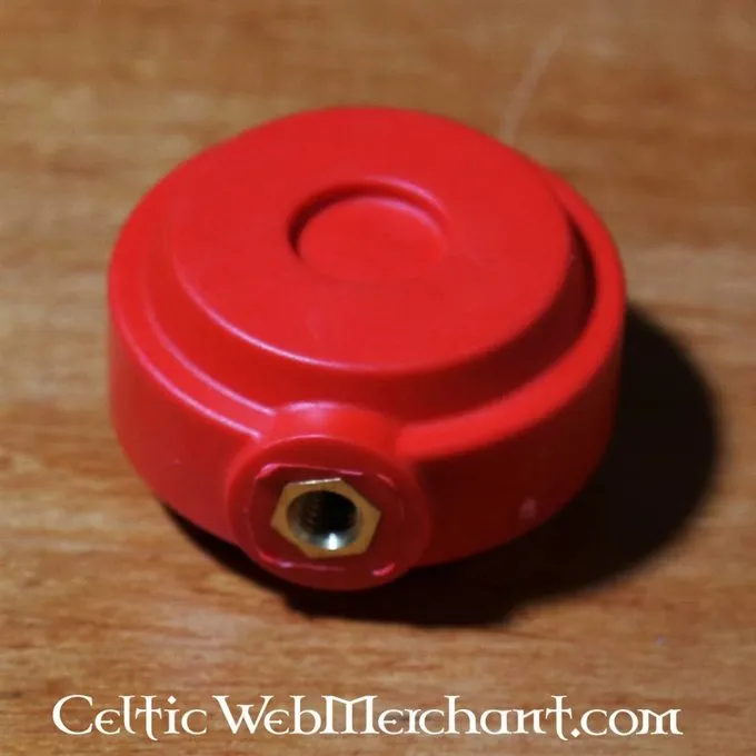 Red Dragon Ronde Pommel Voor Trainingszwaard Rood 3 Red Dragon Ronde Pommel Voor Trainingszwaard Rood - Afbeelding 3