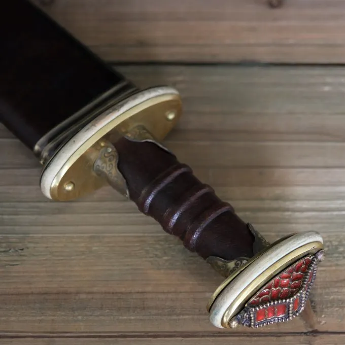 Deepeeka Sutton Hoo Zwaard Met Emaille 4 Deepeeka Sutton Hoo Zwaard Met Emaille - Afbeelding 4