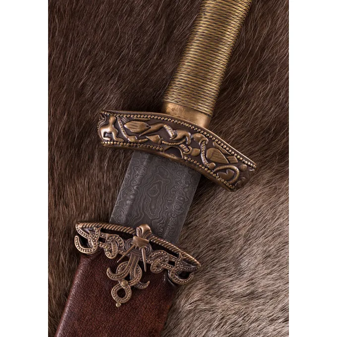 Deepeeka Viking Zwaard Dybek Damascus 5 Deepeeka Viking Zwaard Dybek Damascus - Afbeelding 5