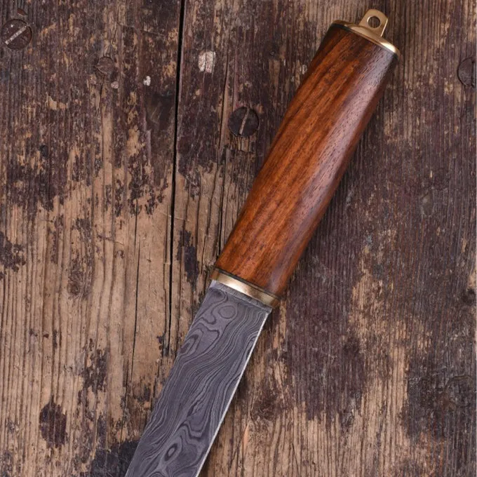 SPQR Vikingsax Roskilde, Damascusstaal 2 SPQR Vikingsax Roskilde, Damascusstaal - Afbeelding 2