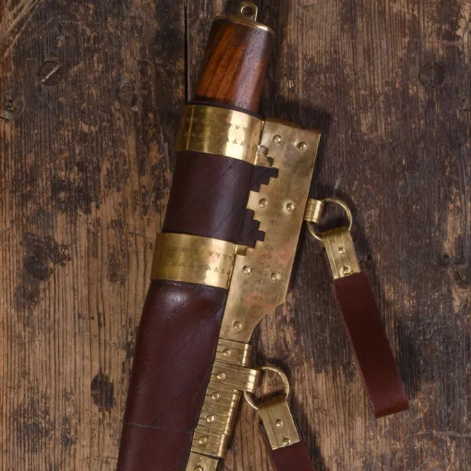 SPQR Vikingsax Roskilde, Damascusstaal 5 SPQR Vikingsax Roskilde, Damascusstaal - Afbeelding 5